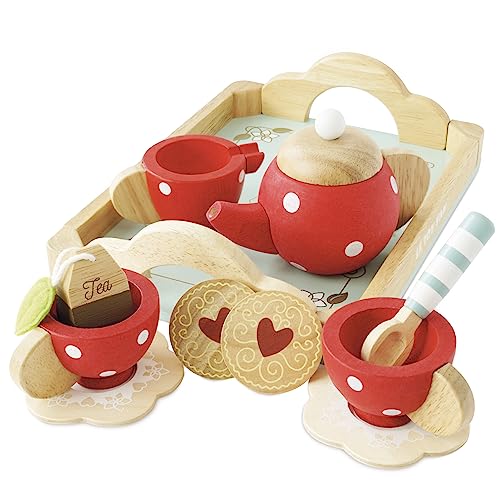 Le Toy Van – Honeybake Tee-Set Rollenspiel aus Holz für Kinder, mit Teekanne, Tablett, Tassen und Untersetzern | Nachmittagstee Rollenspiel für Mädchen Le Toy Van – Honeybake Tee-Set Rollenspiel aus Holz für Kinder, mit Teekanne, Tablett, Tassen und Untersetzern | Nachmittagstee Rollenspiel für Mädchen von Le Toy Van