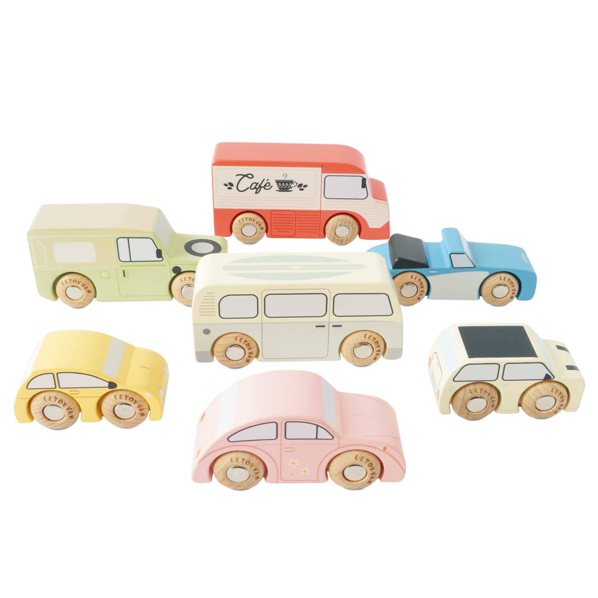 Le Toy Van Vintage Spielzeugautos Set von Le Toy Van