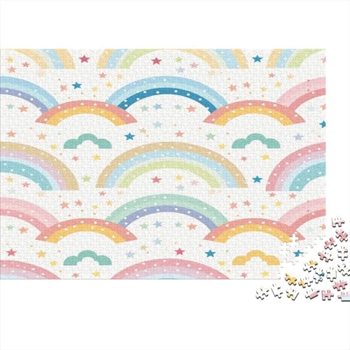 Regenbogen Puzzle 1000 Teile Puzzle Für Erwachsene Und Kinder Ab 14 Jahren Puzzel 1000pcs (75x50cm) von LeHuaiMa