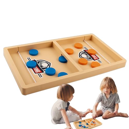 LeKing Sling-Puck-Brettspiel, Familien-Sling-Puck-Schach,Doppelspieler-Sling-Puck-Spiel, Familien-Brettspielzeug | Steigern Sie die Reaktionsgeschwindigkeit. Kinder Erwachsene von LeKing