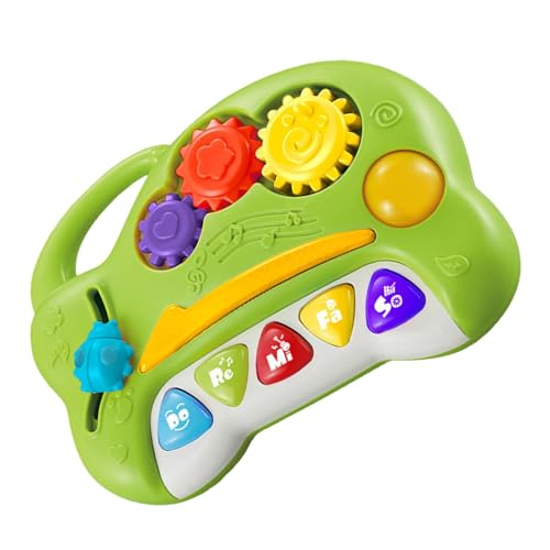 Spielzeug zum Singen von Liedern, Musikspielzeug für Kinder - Frühpädagogisches Musik-Keyboard,Tragbares sensorisches Reisespielzeug, interaktives Kleinkindspiel für Kinder, und Mädchen von LeKing