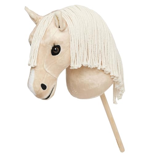 LeMieux Hobby Horse Popcorn - Palomino Show Pony - Realistischer Kopf - Perfekt für Kinder von LeMieux