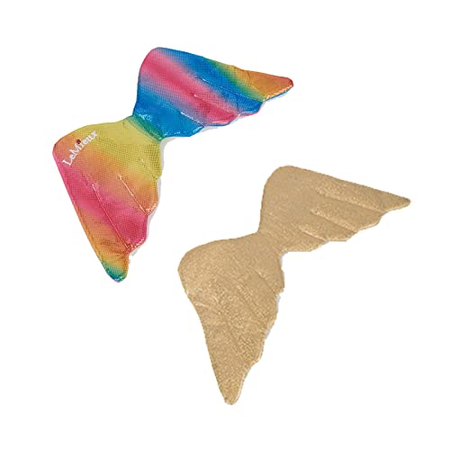 LeMieux Spielzeug Pony Flügel – Einhorn Zubehör – schimmernde goldene Flügel – Geschenk für Kinder – geeignet ab 3 Jahren – Pretend Play – Regenbogen von LeMieux