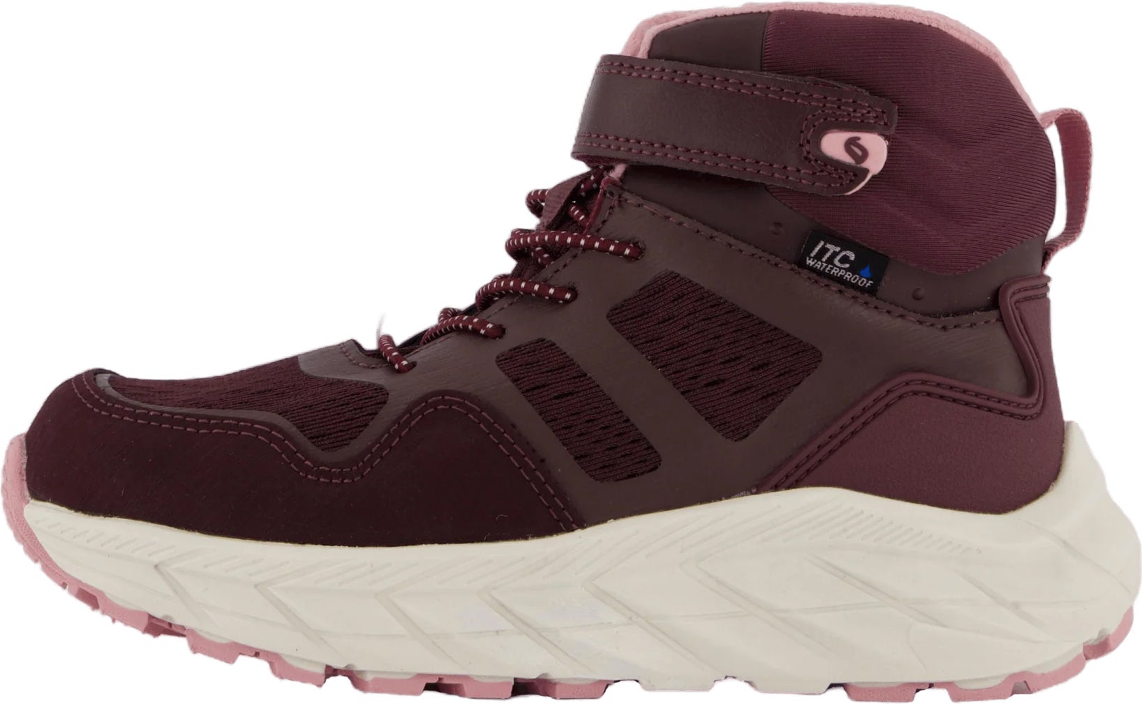 Leaf Karlstad WP  Fleece gefüttert Kinder Sneaker, Burgundy, 28, Kinderschuhe von Leaf