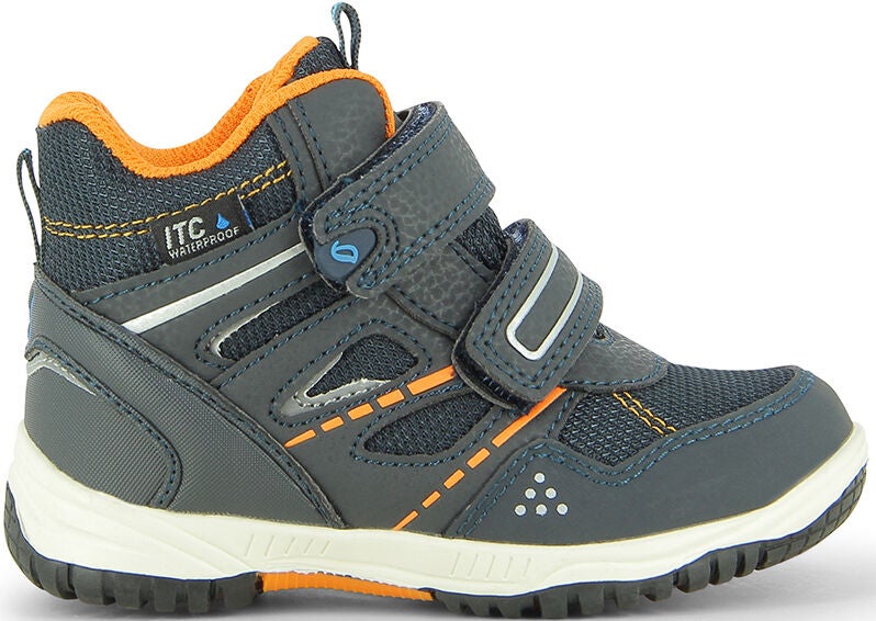 Leaf Kasuri WP Mid Winterstiefel, Navy/Orange, Größe 23 von Leaf