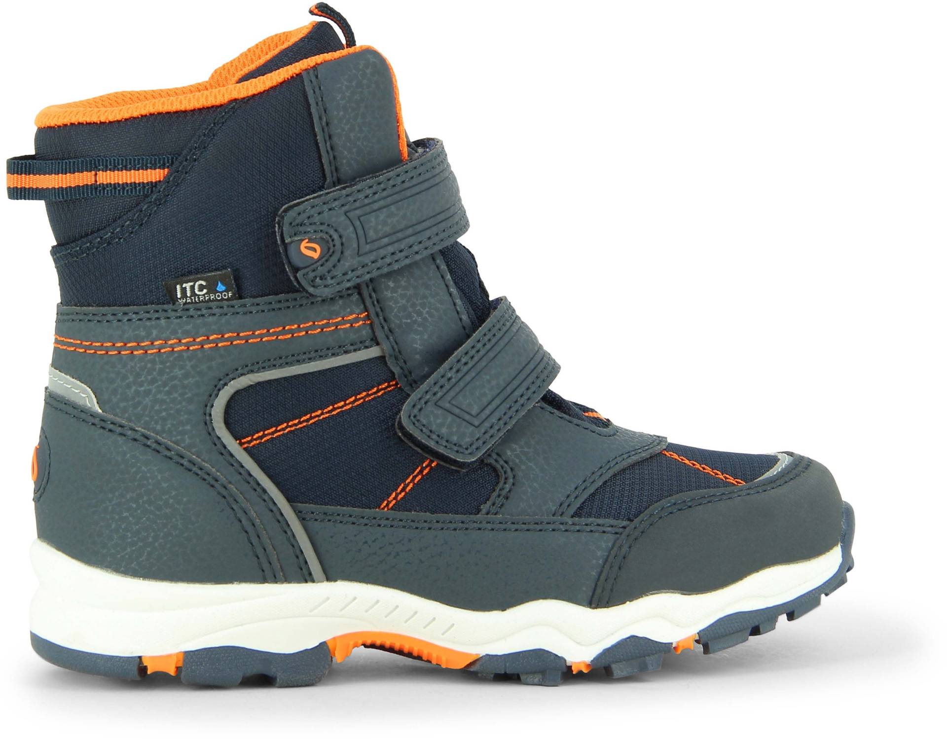 Leaf Siljan Winterstiefel, Navy/Orange, 37 von Leaf