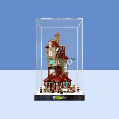 Acryl-Vitrine für LEGO 76437 Modell - Für The Burrow Collectors' Edition Modell - Stabiler Schutz für Ihr Sammlerstück (Modell nicht im Lieferumfang enthalten), Option C von LeafLane