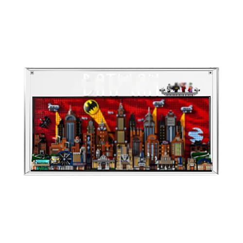 Acrylvitrine für Lego 76271 Bat-Man: The Animated Series Go-Tham City – Robuster Schutz für Ihr Sammlerstück (Modell nicht im Lieferumfang enthalten) von LeafLane