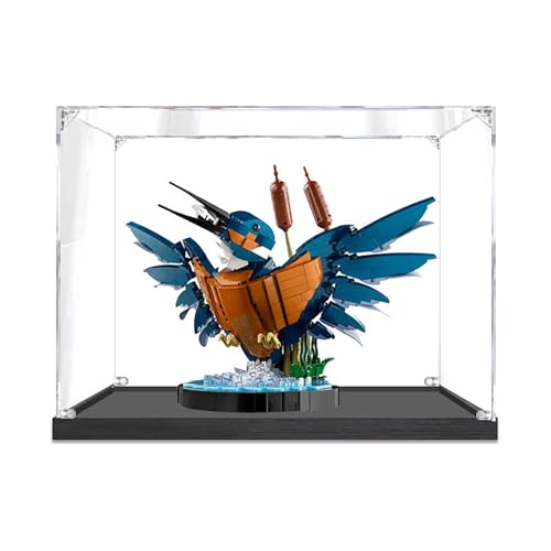 Vitrine aus Acryl für Le-go 10331 Kingfisher Bird Modell – robuster Schutz für Ihr Sammlerstück (Modell nicht im Lieferumfang enthalten), 2 mm von LeafLane