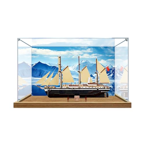 Vitrine aus Acryl für Lego 10335 Modell – für Ausdauermodell – robuster Schutz für Ihr Sammlerstück (Modell nicht im Lieferumfang enthalten), Hintergrund von LeafLane