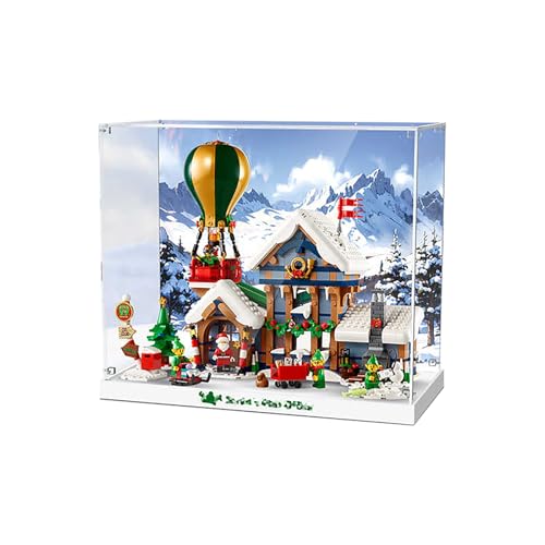 Vitrine aus Acryl für Lego 10339 Santa's Post Office, robuster Schutz für Ihr Sammlerstück (Modell nicht im Lieferumfang enthalten) von LeafLane