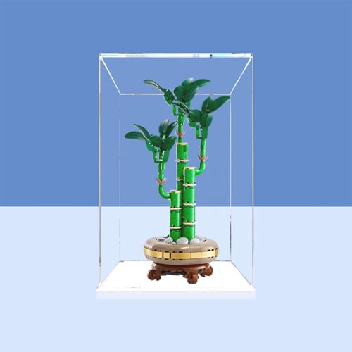 Vitrine aus Acryl für Lego 10344 Lucky Bamboo Modell (ohne Ziegelmodell), Option A von LeafLane