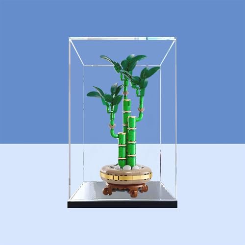 Vitrine aus Acryl für Lego 10344 Lucky Bamboo Modell (ohne Ziegelmodell), Option B von LeafLane