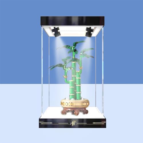 Vitrine aus Acryl für Lego 10344 Lucky Bamboo Modell (ohne Ziegelmodell), Option D von LeafLane