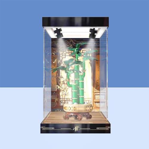 Vitrine aus Acryl für Lego 10344 Lucky Bamboo Modell (ohne Ziegelmodell), Option F von LeafLane