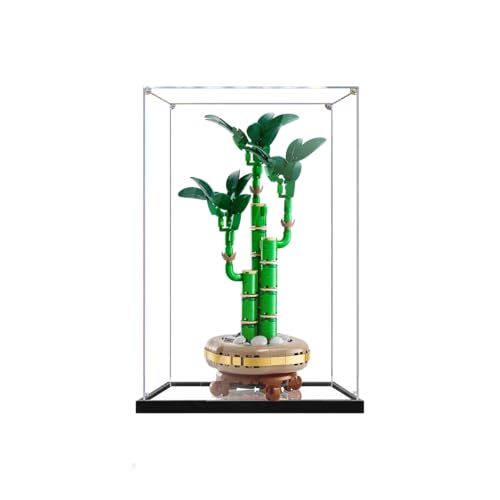 Vitrine aus Acryl für Lego 10344 Lucky Bamboo Modell (ohne Ziegelmodell), Spiegel, 2 mm von LeafLane