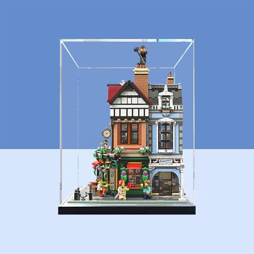 Vitrine aus Acryl für Lego 10350 Tudor Corner Modell (ohne Ziegelmodell), Option B von LeafLane