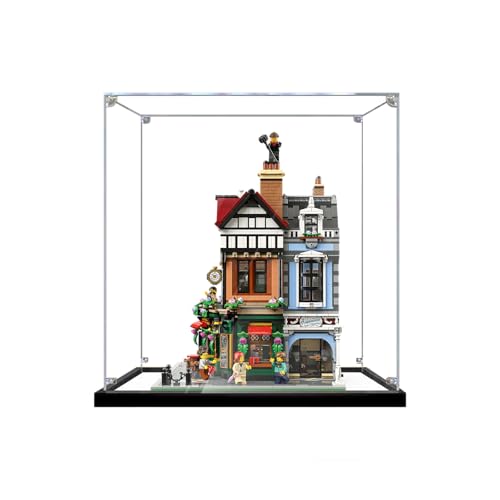 Vitrine aus Acryl für Lego 10350 Tudor Corner Modell (ohne Ziegelmodell), Spiegel, 3 mm von LeafLane