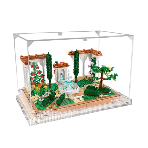 Vitrine aus Acryl für Lego 10359 Fountain Garden Modell (ohne Le-GO Bausteine) von LeafLane