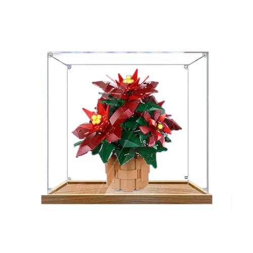 Vitrine aus Acryl für Lego 10370 Weihnachtsstern, robuster Schutz für Ihr Sammlerstück (Modell nicht im Lieferumfang enthalten), 2 mm von LeafLane