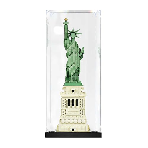 Vitrine aus Acryl für Lego 21042 Statue of Liberty, robuster Schutz für Ihr Sammlerstück (Modell nicht im Lieferumfang enthalten), 2 mm von LeafLane