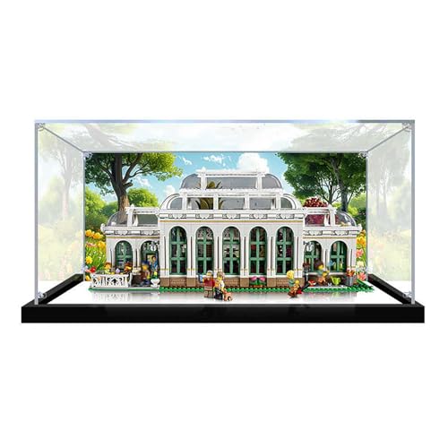 Vitrine aus Acryl für Lego 21353 The Botanical Garden Modell – robuster Schutz für Ihr Sammlerstück (Modell nicht im Lieferumfang enthalten), Spiegel-Hintergrund von LeafLane