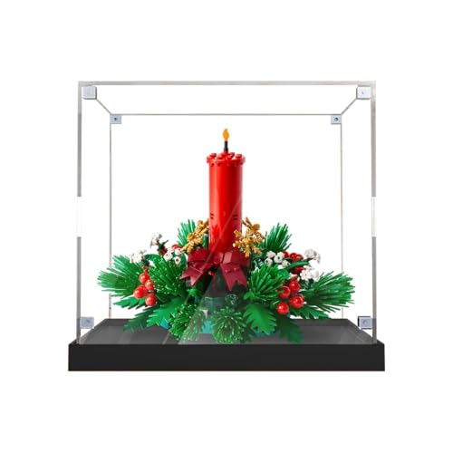 Vitrine aus Acryl für Lego 40743 Christmas Table Decoration Modell – robuster Schutz für Ihr Sammlerstück (Modell nicht im Lieferumfang enthalten), Basic von LeafLane