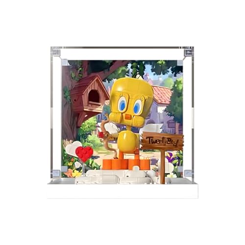 Vitrine aus Acryl für Lego 40824 Modell – für Sweetheart Tweety Bird Modell (ohne Ziegelmodell), Hintergrund von LeafLane