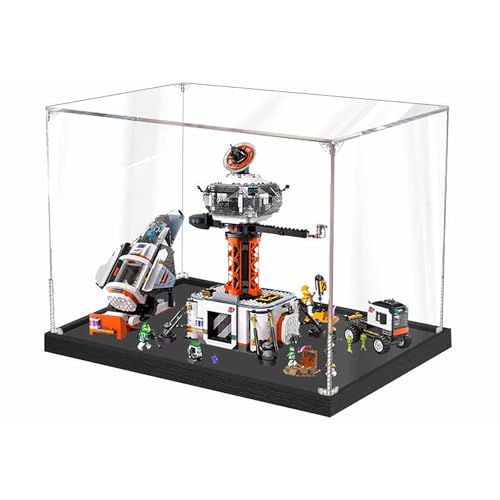 Vitrine aus Acryl für Lego 60434 Space Base und Rocket Launchpad, Modell (ohne Ziegelmodell), 3 mm von LeafLane