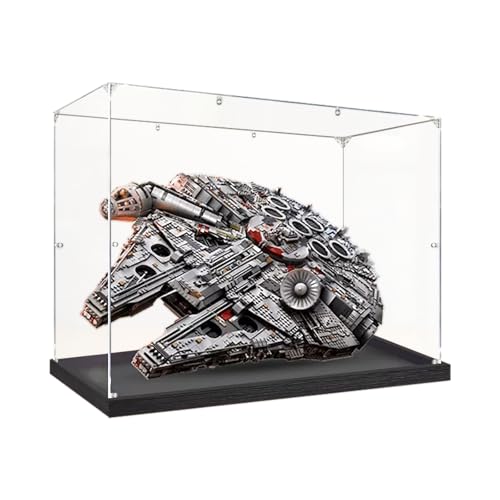 Vitrine aus Acryl für Lego 75192 Millennium Falcon Modell – robuster Schutz für Ihr Sammlerstück (Modell nicht im Lieferumfang enthalten), A-2 mm von LeafLane