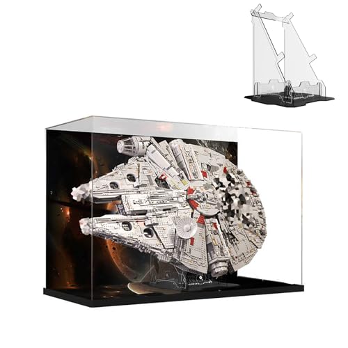 Vitrine aus Acryl für Lego 75192 Millennium Falcon Modell – robuster Schutz für Ihr Sammlerstück (Modell nicht im Lieferumfang enthalten) von LeafLane