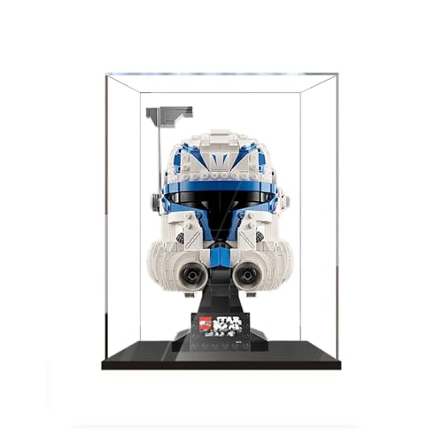 Vitrine aus Acryl für Lego 75349 Modell – für Captain Rex Helmet Modell – robuster Schutz für Ihr Sammlerstück (Modell nicht im Lieferumfang enthalten), Basic 3 mm von LeafLane