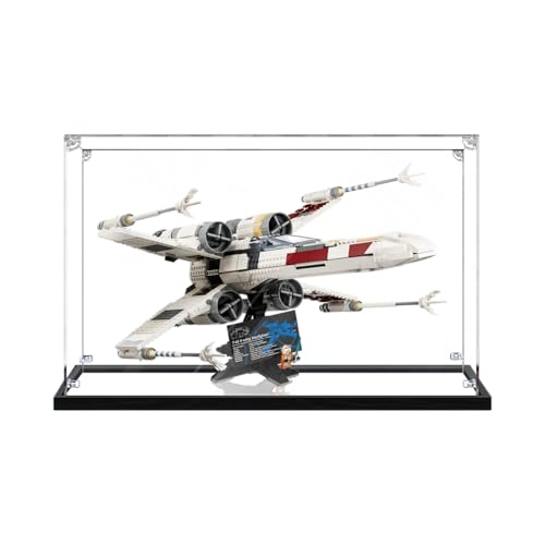 Vitrine aus Acryl für Lego 75355 X-Wing Starfighter Modell – robuster Schutz für Ihr Sammlerstück (Modell nicht im Lieferumfang enthalten), Spiegel, 2 mm von LeafLane