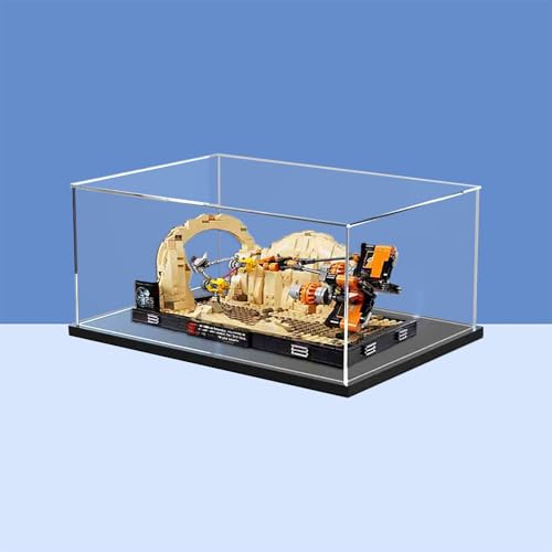 Vitrine aus Acryl für Lego 75380 Mos Espa Podrac Diorama Modell – robuster Schutz für Ihr Sammlerstück (Modell nicht im Lieferumfang enthalten), Option B von LeafLane