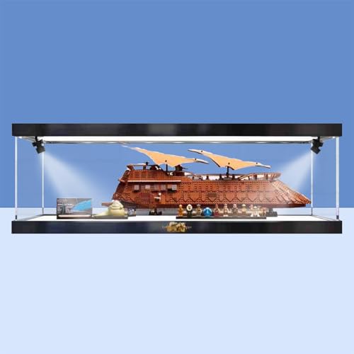 Vitrine aus Acryl für Lego 75397 Modell – für Jabba's Sail Barge Modell – robuster Schutz für Ihr Sammlerstück (Modell nicht im Lieferumfang enthalten), Option D von LeafLane