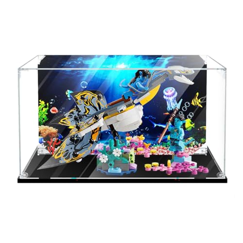 Vitrine aus Acryl für Lego 75575 Ilu Discovery Modell (ohne Ziegelmodell) von LeafLane