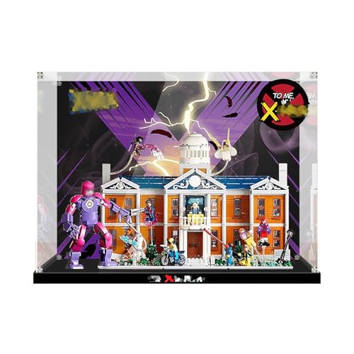 Vitrine aus Acryl für Lego 76294 The X-Mansion Modell – robuster Schutz für Ihr Sammlerstück (Modell nicht im Lieferumfang enthalten), B von LeafLane