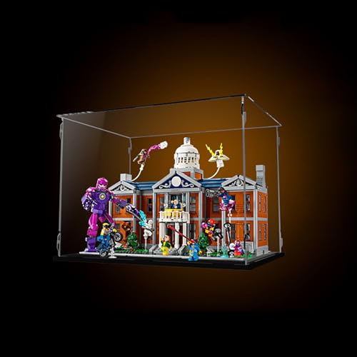 Vitrine aus Acryl für Lego 76294 The X-Mansion Modell – robuster Schutz für Ihr Sammlerstück (Modell nicht im Lieferumfang enthalten), Basic von LeafLane