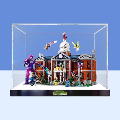 Vitrine aus Acryl für Lego 76294 The X-Mansion Modell – robuster Schutz für Ihr Sammlerstück (Modell nicht im Lieferumfang enthalten), Option C von LeafLane