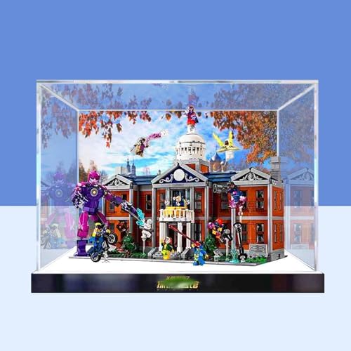 Vitrine aus Acryl für Lego 76294 The X-Mansion Modell – robuster Schutz für Ihr Sammlerstück (Modell nicht im Lieferumfang enthalten), Option E von LeafLane