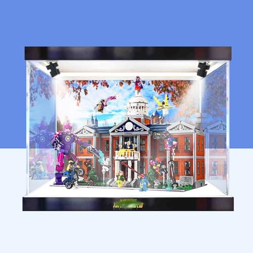 Vitrine aus Acryl für Lego 76294 The X-Mansion Modell – robuster Schutz für Ihr Sammlerstück (Modell nicht im Lieferumfang enthalten), Option F von LeafLane