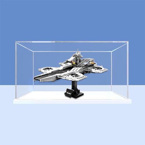 Vitrine aus Acryl für Lego 76295 The Aveng-ers Helicarrier, robuster Schutz für Ihr Sammlerstück (Modell nicht im Lieferumfang enthalten), Option A von LeafLane