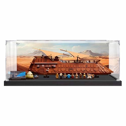 Vitrine aus Acryl für Lego 76397 Modell – für Jabba's Sail Barge Modell – robuster Schutz für Ihr Sammlerstück (Modell nicht im Lieferumfang enthalten), A-Background von LeafLane