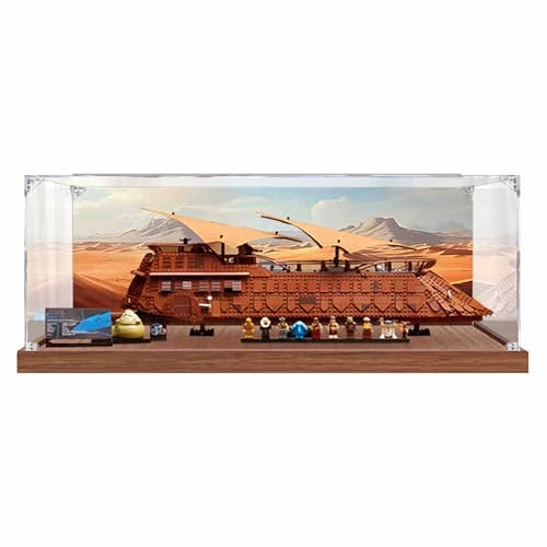 Vitrine aus Acryl für Lego 76397 Modell – für Jabba's Sail Barge Modell – robuster Schutz für Ihr Sammlerstück (Modell nicht im Lieferumfang enthalten), B-Background von LeafLane