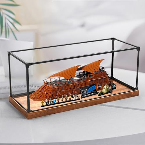 Vitrine aus Acryl für Lego 76397 Modell – für Jabba's Sail Barge Modell – robuster Schutz für Ihr Sammlerstück (Modell nicht im Lieferumfang enthalten), Option A von LeafLane