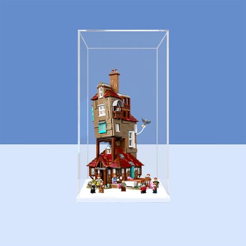 Vitrine aus Acryl für Lego 76437 Modell – für The Burrow Collectors' Edition Modell – robuster Schutz für Ihr Sammlerstück (Modell nicht im Lieferumfang enthalten), Option A von LeafLane