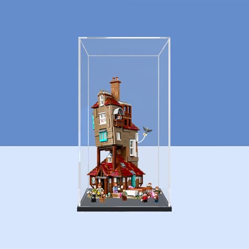 Vitrine aus Acryl für Lego 76437 Modell – für The Burrow Collectors' Edition Modell – robuster Schutz für Ihr Sammlerstück (Modell nicht im Lieferumfang enthalten), Option B von LeafLane