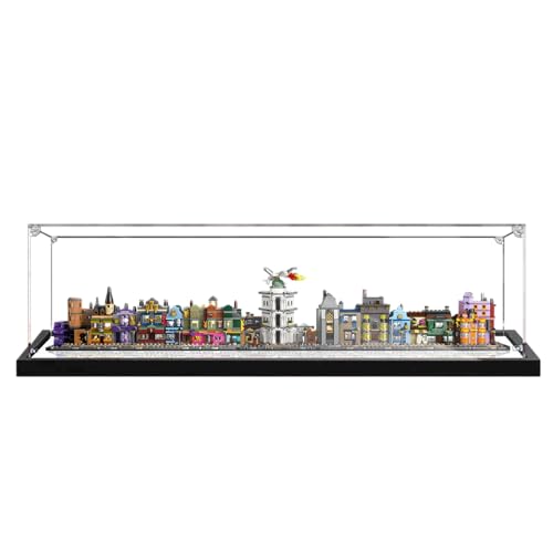 Vitrine aus Acryl für Lego 76444 Modell – für Diagon Alley Wizarding Shops Modell (ohne Ziegelmodell), 2 mm von LeafLane