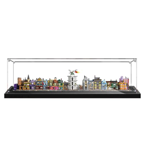 Vitrine aus Acryl für Lego 76444 Modell – für Diagon Alley Wizarding Shops Modell (ohne Ziegelmodell), 3 mm von LeafLane