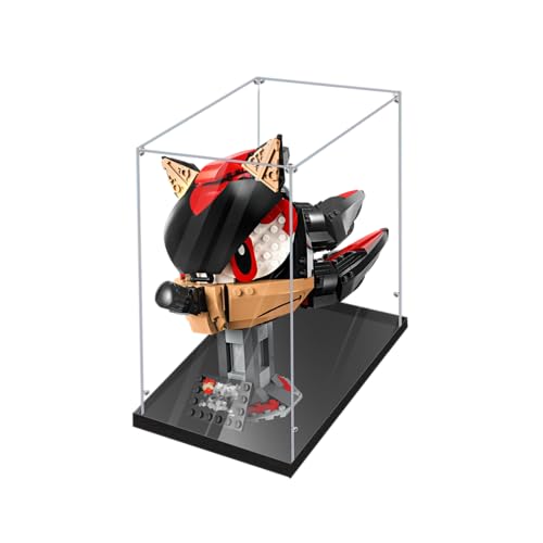 Vitrine aus Acryl für Lego 77000 Modell – für Shadow The Hedgehog Modell – robuster Schutz für Ihr Sammlerstück (Modell nicht im Lieferumfang enthalten), 2 mm von LeafLane